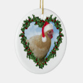 Kerstkip * Buff Orpington Keramisch Ornament (Rechts)