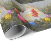 Kerstkip Cadeaupapier (Rol Hoek)