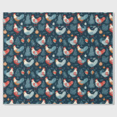 Kerstkip Cadeaupapier (Vlak)