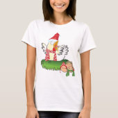 Kerstkip en haar Egareel T-shirt (Voorkant)