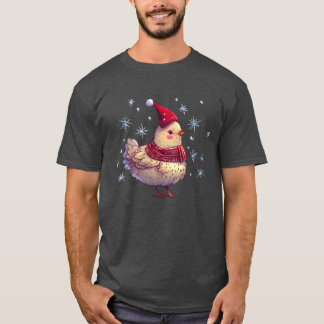 Kerstkip grappig t-shirt