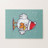 Kerstkip Puzzel (Horizontaal)