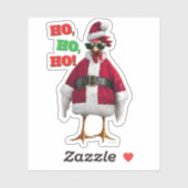 Kerstkip Sticker (Vel)