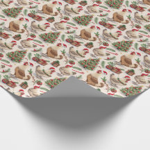 Kerstkippen Inpakpapier