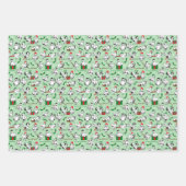 kerstkippen inpakpapier vel (Voorkant)