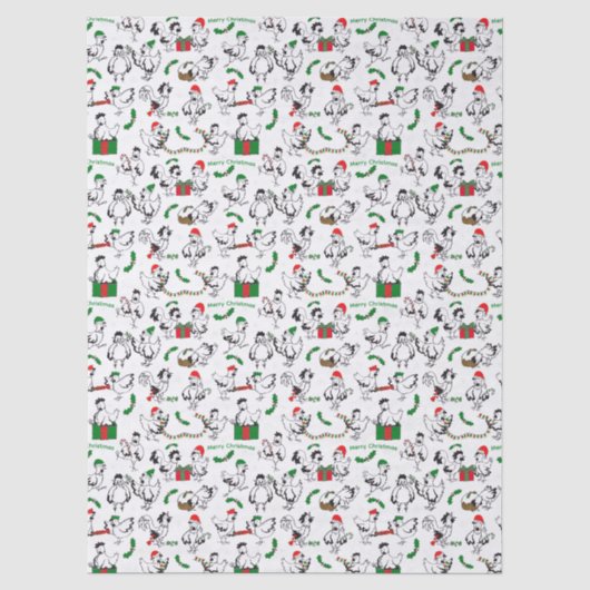 kerstkippen tissuepapier (Voorkant)