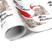 KerstKittens Cadeaupapier (Rol Hoek)