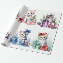 KerstKittens Cadeaupapier