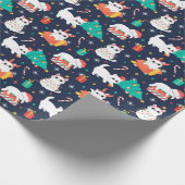 KerstKittens Cadeaupapier (Hoek)