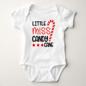 Kerstkleding in rood en wit voor meisjes romper (Voorkant)