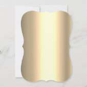 kerstkleding, lichtGold kerstmis Kaart (Achterkant)