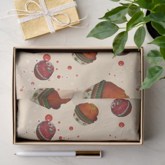 kerstkleerserie 12 tissuepapier (Geschenk)