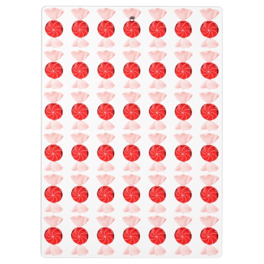 Kerstklembord voor Snoep Klembord (Achterkant)