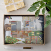 Kerstklep, losbladerpapier tissuepapier (Geschenk)