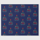 kerstkleppen cadeaupapier (Vlak)