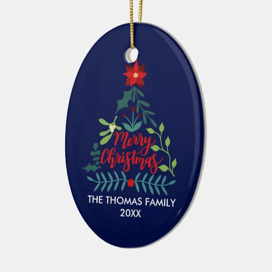 kerstkleppen keramisch ornament (Links)