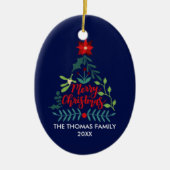 kerstkleppen keramisch ornament (Voorkant)