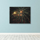 kerstkleuren canvas afdruk (Insitu (Houten vloer))