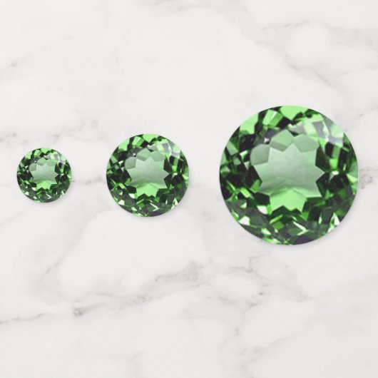 kerstkleuren confetti (Achterkanten)