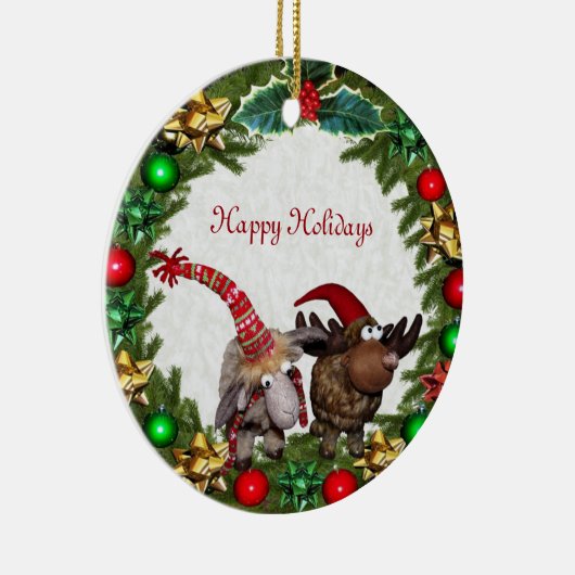 Kerstkleurig Ornament (Rechts)