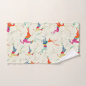 Kerstkleurige rendierziekte handdoek (Handdoek)