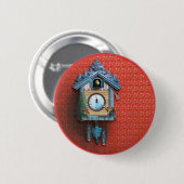 kerstklok met een Button van 2¼ inch (Voorkant /achterkant)