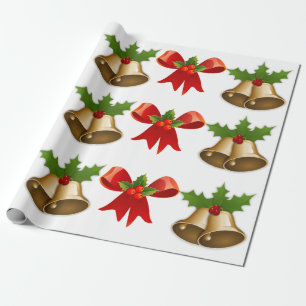 Kerstklokken & lint inpakpapier