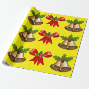 Kerstklokken & lint inpakpapier