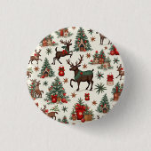 Kerstknoppen Ronde Button 3,2 Cm (Voorkant)