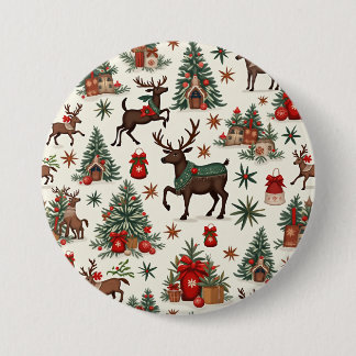 Kerstknoppen Ronde Button 7,6 Cm