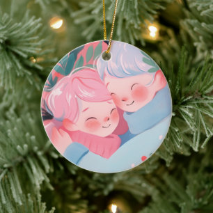 Kerstknuffel Keramisch Ornament