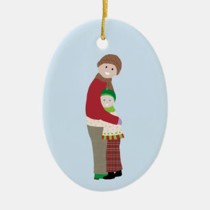 Kerstknuffel Keramische Versiering Keramisch Ornament