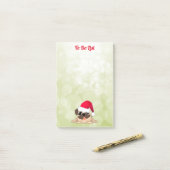 Kerstknuppel Post-it® notes 4 x 6 (Op bureau)