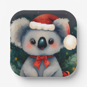 KerstKoala 1 Papieren Bordje