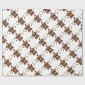 kerstKoe Cadeaupapier (Vlak)