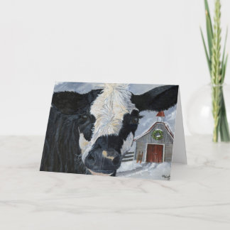 kerstKoe Feestdagen Kaart