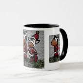 kerstkoeien mok (Voorkant rechts)