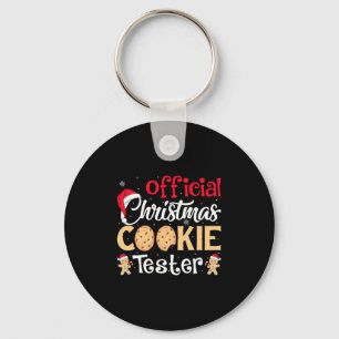Kerstkoek Tester Funny Bakken Crew Kerstmis Pre Sleutelhanger