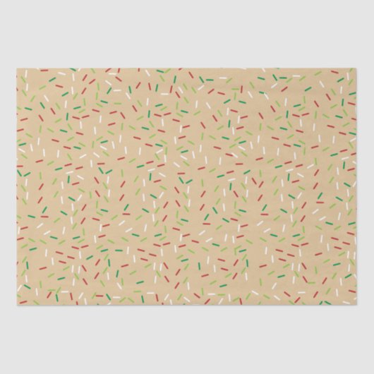 Kerstkoekje achtergrond tissuepapier (Voorkant)