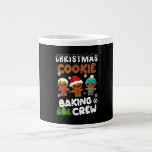 Kerstkoekje bakken Crew Kerst Grappig cadeau Extra Grote Beker