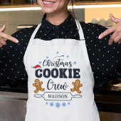 Kerstkoekje Bakken Crew Vakantie Bakken Team Schort