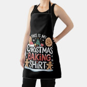 Kerstkoekje Bakken Shirt Gingerbread Baker Schort (Insitu)