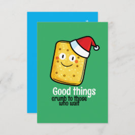  kerstkoekje bedankkaart