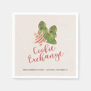 Kerstkoekje Exchange Trendy Waterverf Cookie Servetten