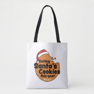 Kerstkoekje met kerstkoekjes Yolo Hashtag Draagtas