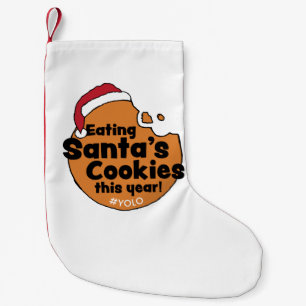 Kerstkoekje met kerstkoekjes Yolo Hashtag Kleine Kerstsok