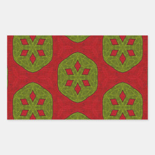 Kerstkoekje Rechthoekige Sticker