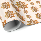 Kerstkoekje Snowflake Cadeaupapier (Rol Hoek)