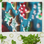 Kerstkoekje Theedoek (Gevouwen)