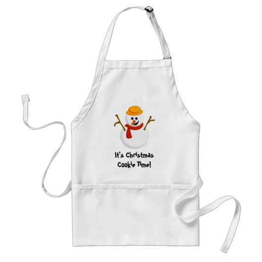 Kerstkoekje Time Apron Standaard Schort (Voorkant)